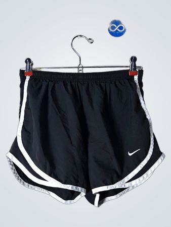 Nike Black Running Shorts with White Trim