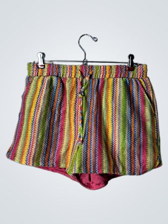 No Boundaries Striped Shorts