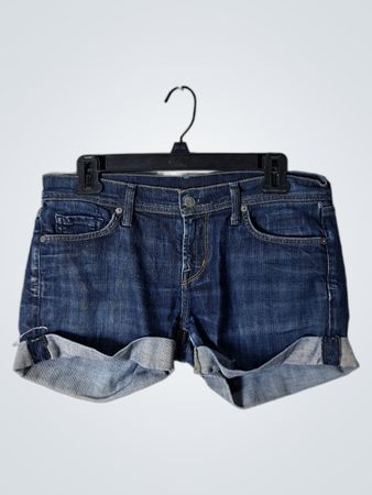 Blue Denim Shorts