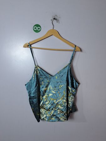 Blue Floral Top