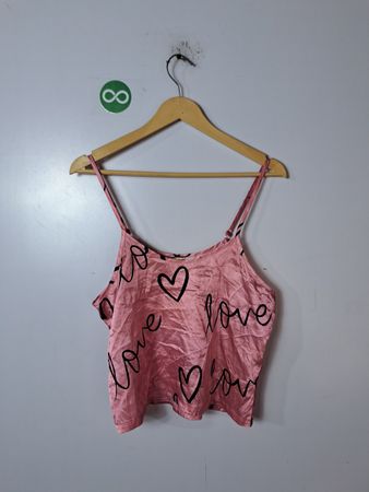 Pink Love Heart Top