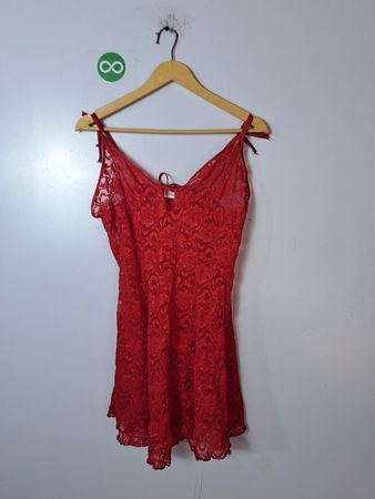 Red Lace Chemise