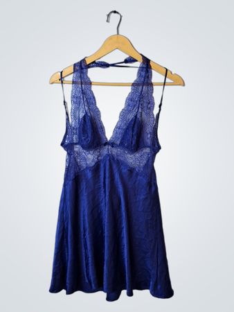 Blue Lace Chemise