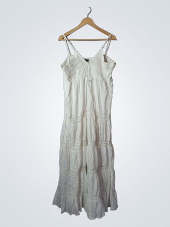 White Lace Maxi Dress