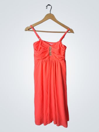 Justice Coral Sleeveless Dress