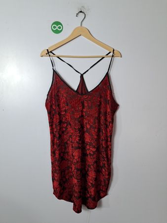 Red Floral Cami Top