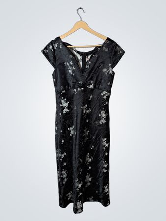 Black Floral Dress