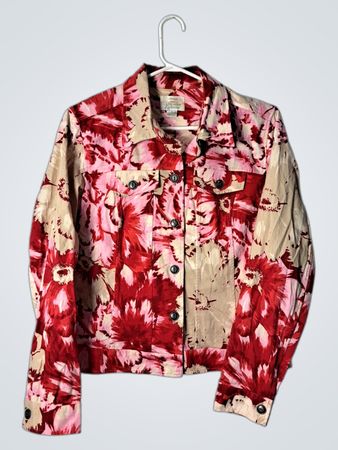 Christopher & Banks Floral Jacket
