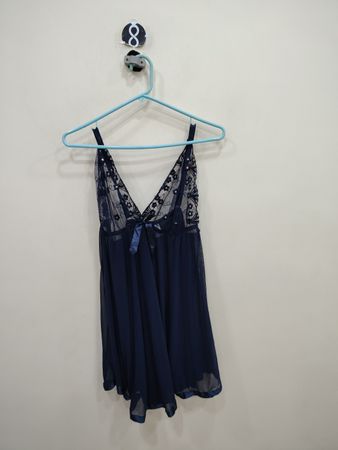 Blue Lace Chemise
