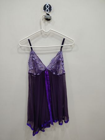 Purple Lace Chemise