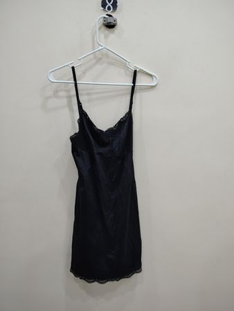 Black Silk Chemise