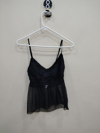 Black Sheer Camisole