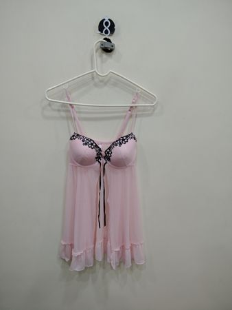 Pink Lace Chemise