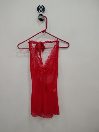 Red Lace Chemise