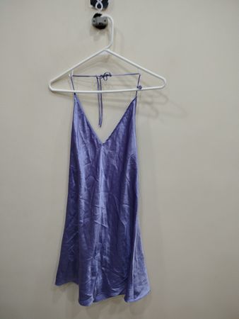 Purple Silk Dress