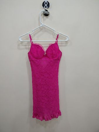Pink Lace Bodysuit