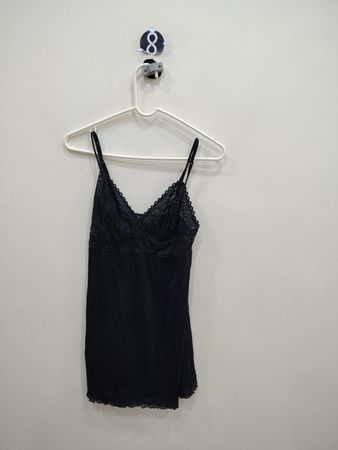GAP Black Lace Trim Camisole