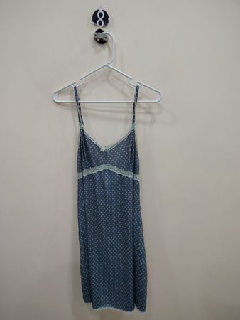 Blue Polka Dot Nightgown