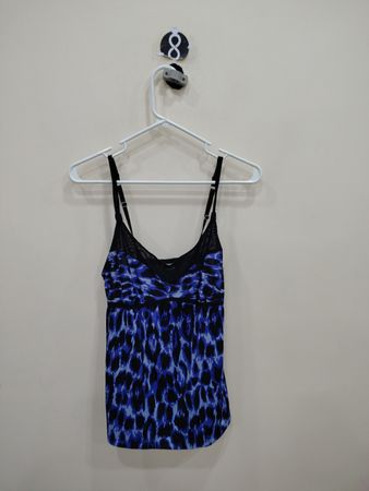 Blue and Black Camisole