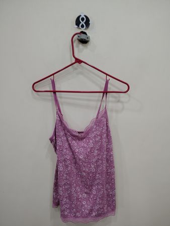 Pink Lace Camisole
