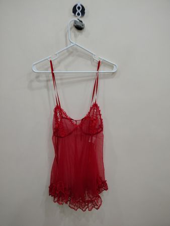 Red Lace Camisole