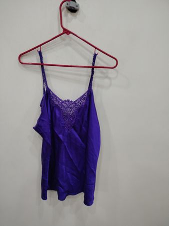 Purple Silk Camisole