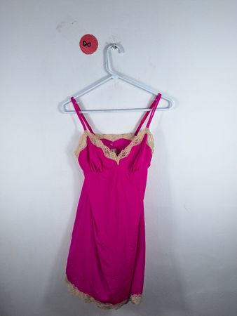 Pink Lace Trim Camisole