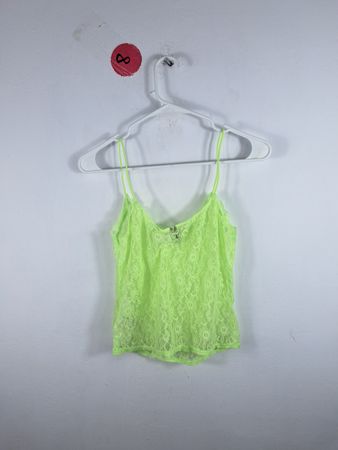 Lime Green Lace Camisole