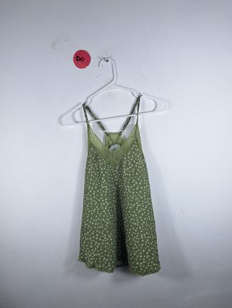 Green Star Pattern Camisole