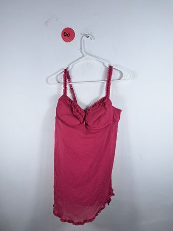 Pink Ruffled Camisole