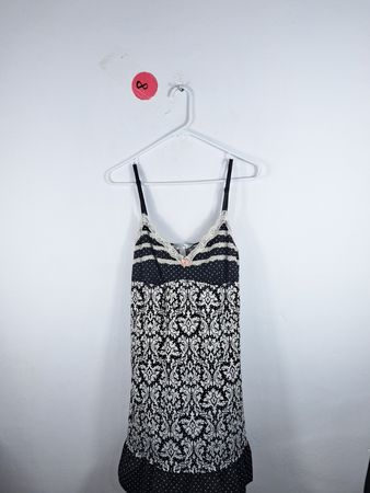 Marilyn Monroe Black and White Floral Dress