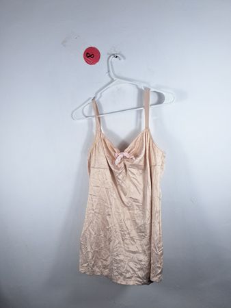 Satin Cami Top with Bow Detail