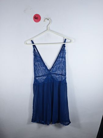 Blue Lace Chemise