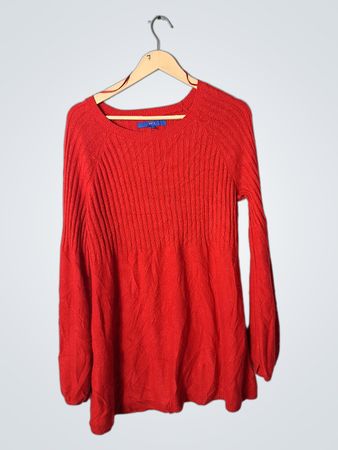Red Long-Sleeve Sweater