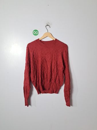 Red Long-Sleeve Sweater