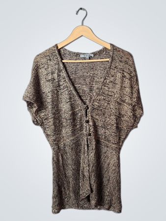 Brown Knit Top