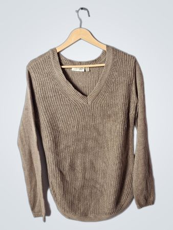 Brown Knit Sweater