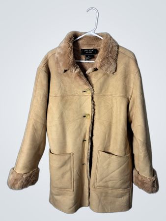 FU DA New York Fur-Lined Coat
