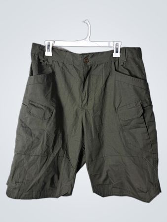 Olive Green Cargo Shorts