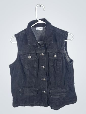 Chico's Platinum Denim Vest