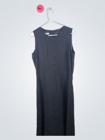 Talbots Black Polka Dot Dress