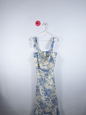 Blue Floral Dress