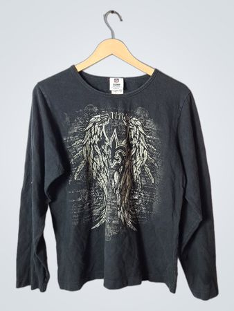 NFL Team Apparel Womens Long Sleeve Graphic T-Shirt