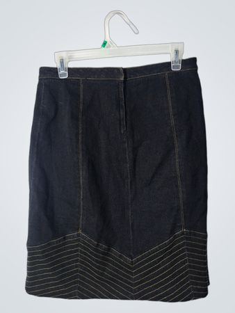 D'JEANS by DONNA DES Black Denim Skirt