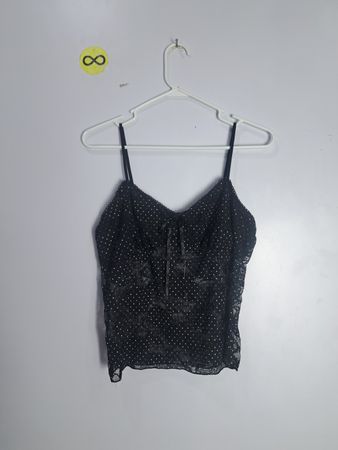 Electric Behaviour Black Lace Top