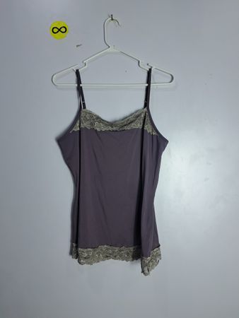 Maurices Gray Lace Trim Camisole