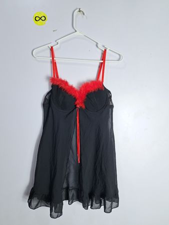 Truffles Black Babydoll Lingerie