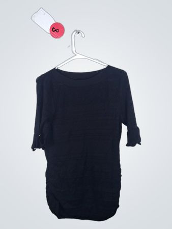 Apt. 9 Black Short Sleeve Top