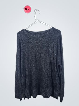 Gray Long-Sleeve Sweater