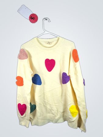 Inna Heart Sweater